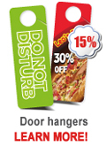 door hanger printing